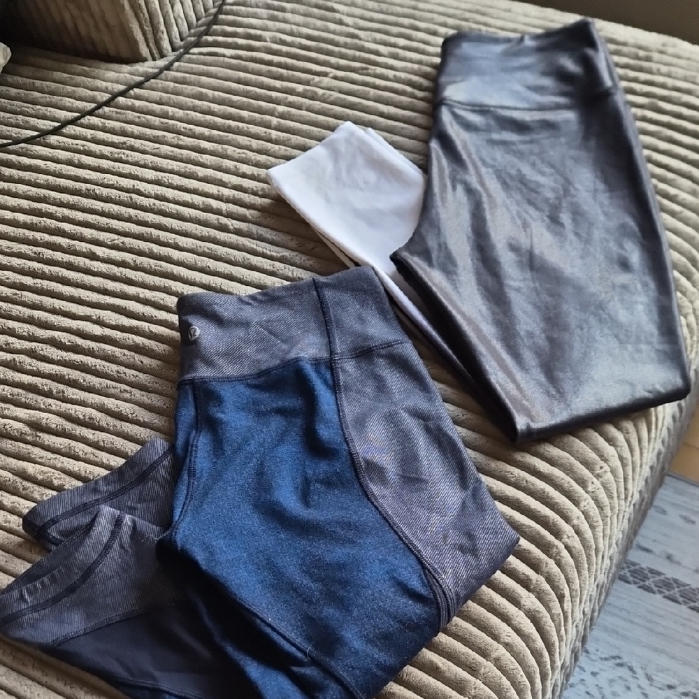 Lululemon Blue and ZYIA Black Ombre Sz 6 & 6-8 - Picture 2 of 10